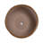 Handmade Glazed Ceramic Planter Set Of 3, 9"/7"/5" Diameter, Diamond Pattern, For Succulents & Herbs Outdoor Garden & Indoor Staircaseuse, Breathable Clay With Drainage Holes, Terracotta Brown