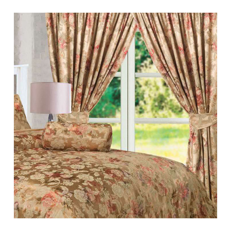 ANASTASIA Abbigail Lined Pencil Pleat Curtain, 168 W x 182 D cm