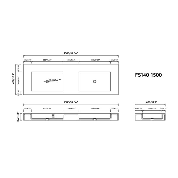 Dimensions du produit