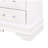 Solid Wood + Nightstand - Led White 2 Drawer Spacious Design With Unit
