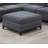Modular Living Room Furniture Ottoman Ash Chenille Fabric 1Pc Cushion Ottoman Couch