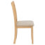 Ensemble de chaises de salle à manger en bois de chêne clair Davis (ensemble de 2)