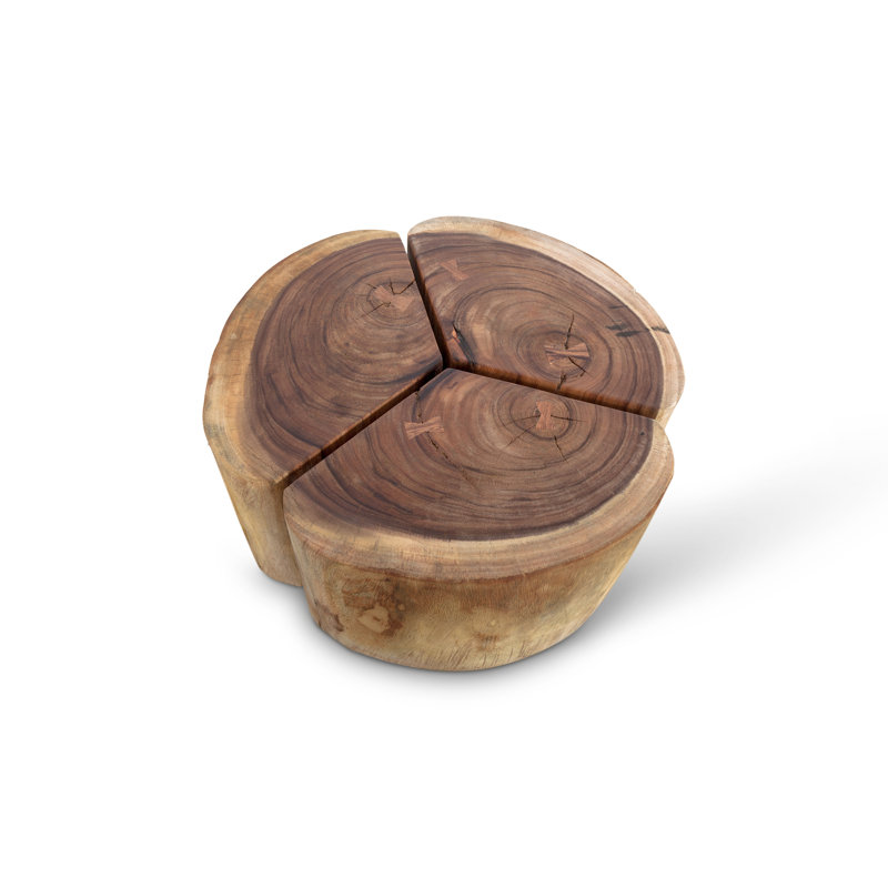 Clover Chamcha Wood Coffee Table