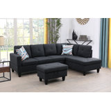 Eolia 97"Right Hand Facing Sofa & Chaise