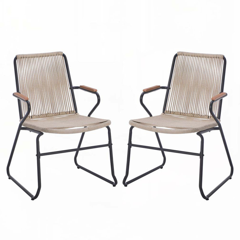 Fauteuil Outdoo, Marron clair