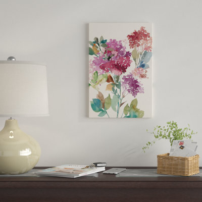 « doux hortensia i », reproduction sur toile