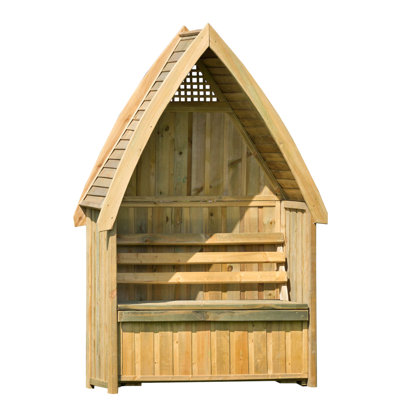 Groton Solid Wood Outdoor Bench