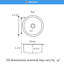 Hyannis 17.75'' L Single Basin Kitchen Sink-110799461