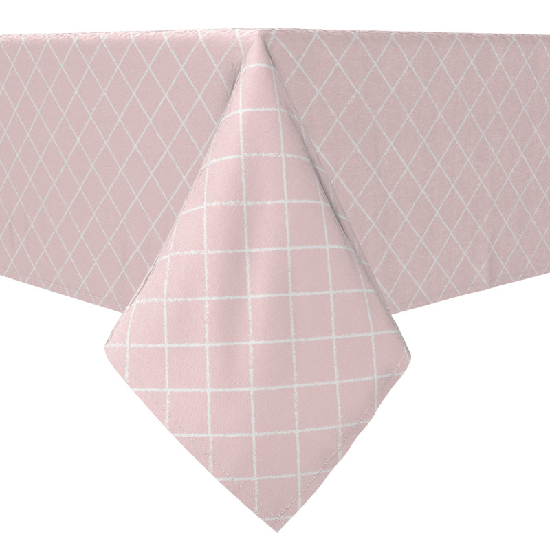Rectangular Plaid Cotton Table Runner