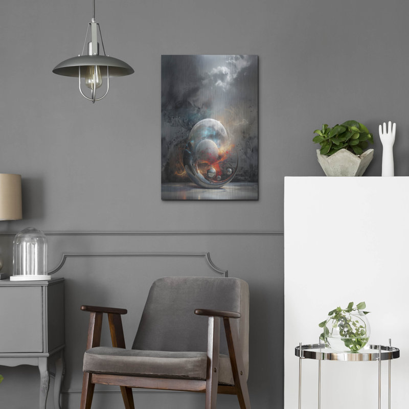Art mural en métal Winston Porter «Faith» par r3darch0n, H 24 po x l 16 po