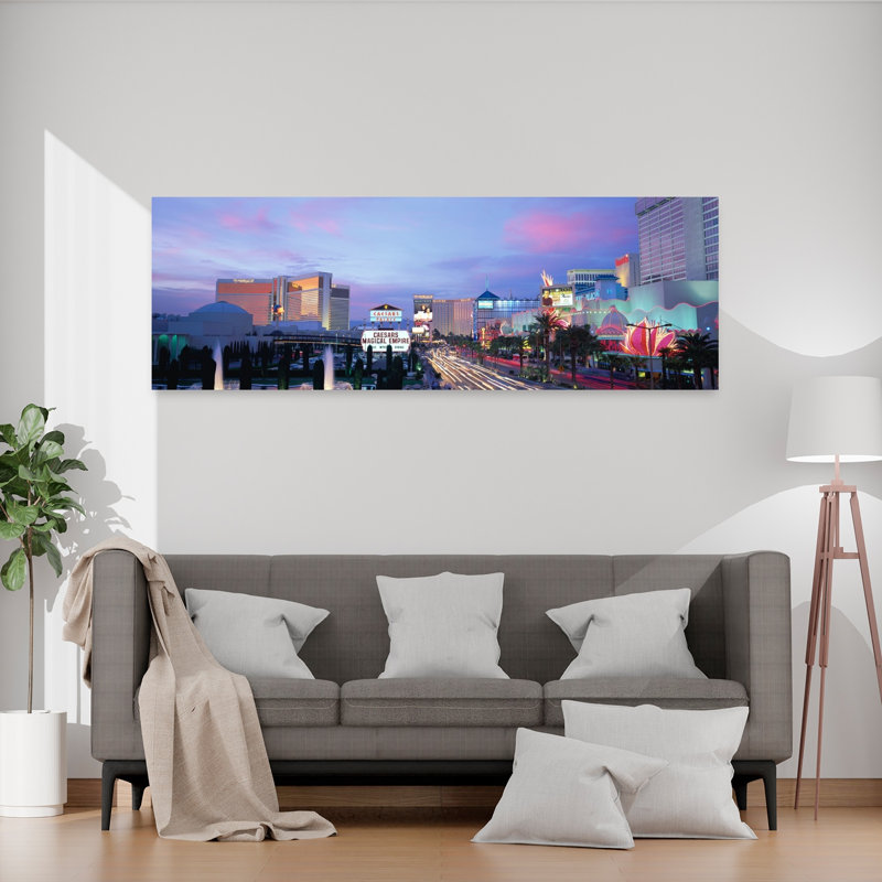 The Strip Las Vegas Nevada USA by Thomas Winz - Wrapped Canvas Panoramic Print, 50.8 cm H x 152.4 cm W