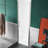 Lancer Series 29.4'' - W x 72'' H Hinged Door Semi-Frameless Shower Door with TSUNAMI GUARD-49718876