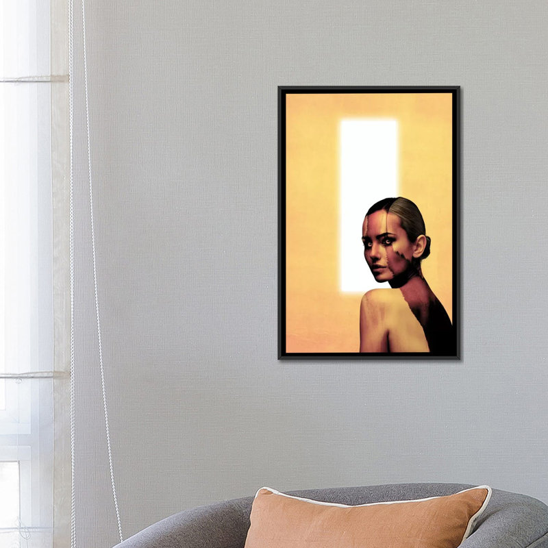 "Zealot" par Adam Priester, impression sur toile, H 26 po x l 18 po x P 1,5 po, Toile avec cadre noir, Pas de tapis