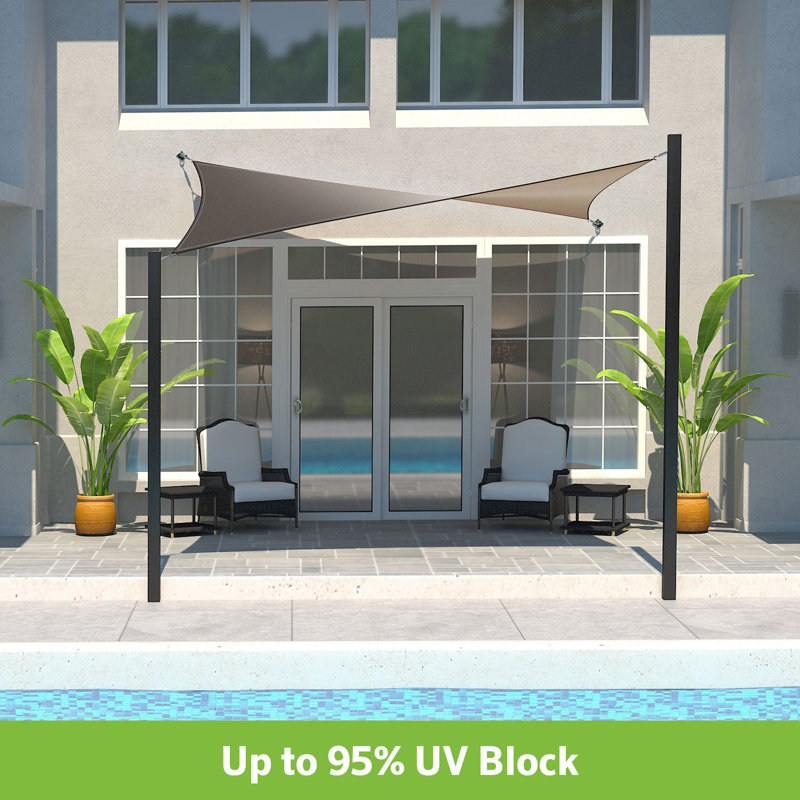 Cobblestone Dual 12' Square UV Block Shade Sail