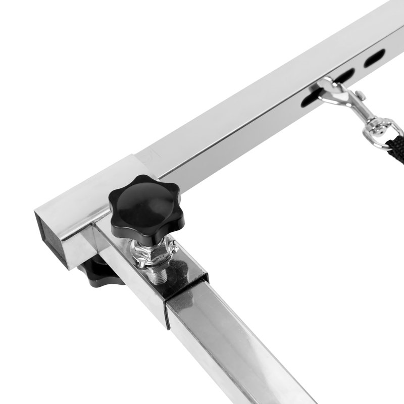 32'' H x 54'' W x Metal Adjustable and Foldable Dog Table Accessory