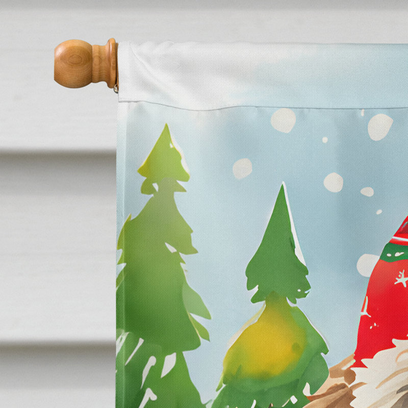 Double Sided Polyester Christmas, 40" H x 28" W