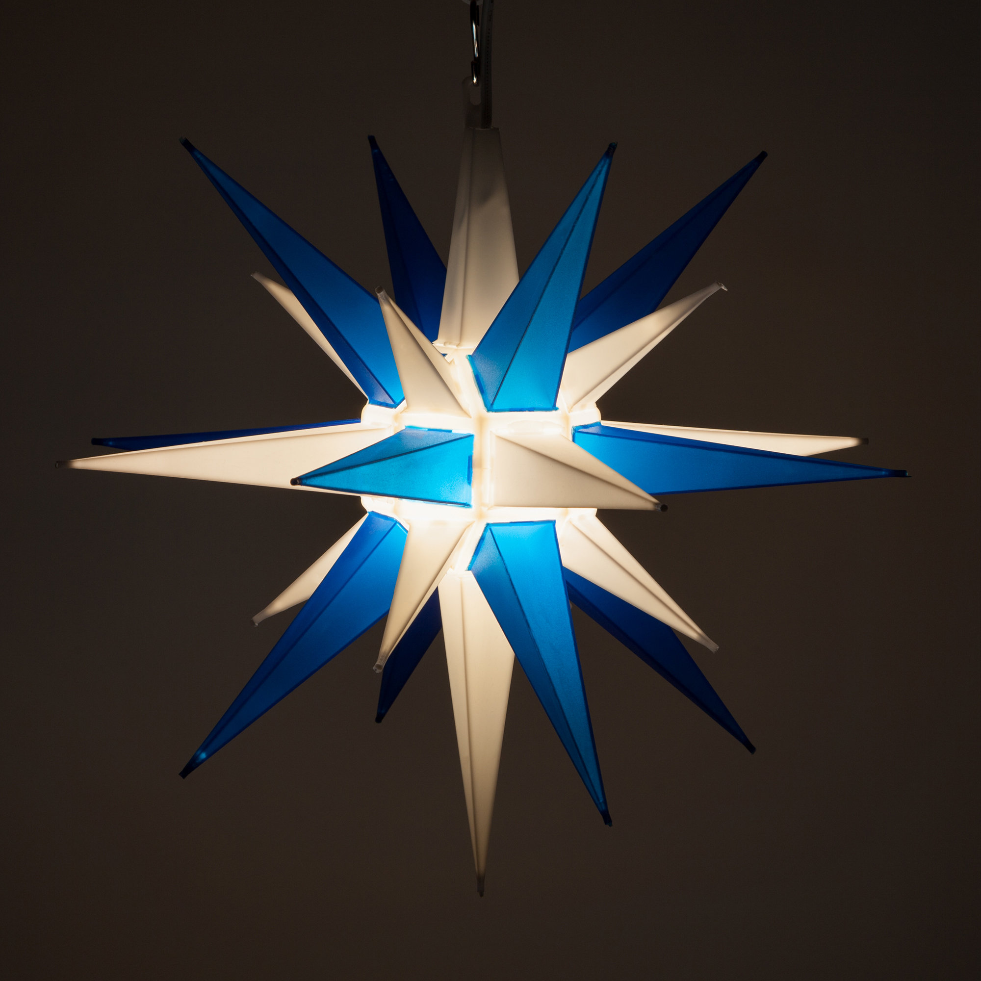 Kringle Traditions 14 Blue LED Moravian Star