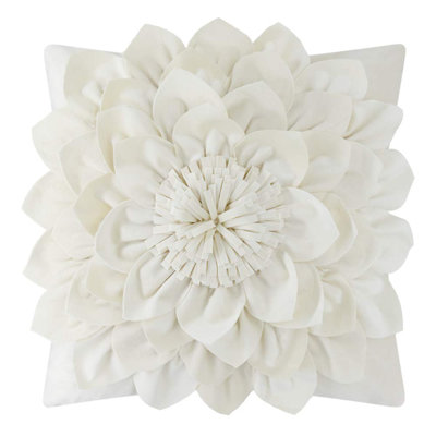  Housse de coussin en velours appliqué