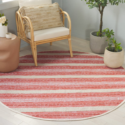 Tapis orange / ivoire Fransien 976