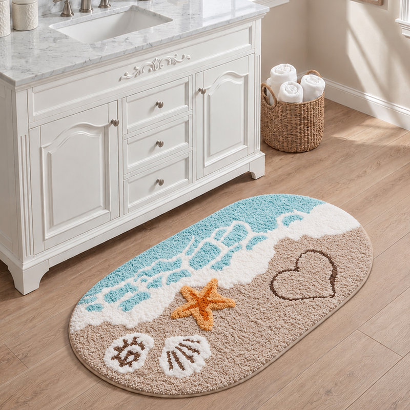 Tapis pour salle de bain LUMI, L 24 po x L 44 po