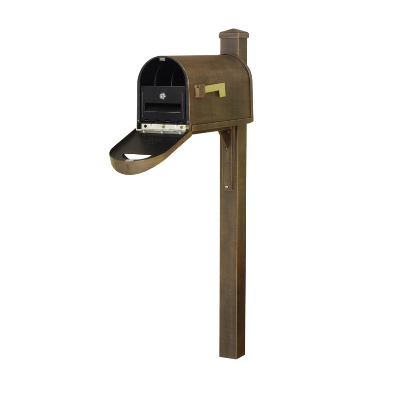 Boîte aux lettres sur pied