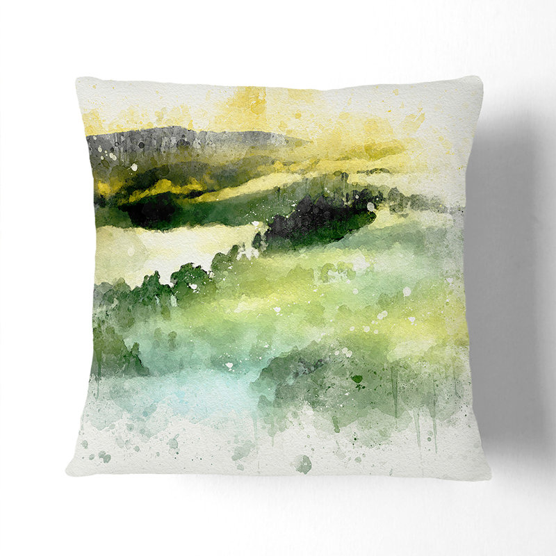 Square Throw Cushion, 40cm H x 40cm W x 15cm D, Black