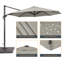 Parasol en porte-à-faux de 132 po avec base-66036895