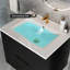 Meuble-lavabo 30 po avec lavabo en céramique-118774347