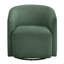 Fauteuil demi-tonneau pivotant vert