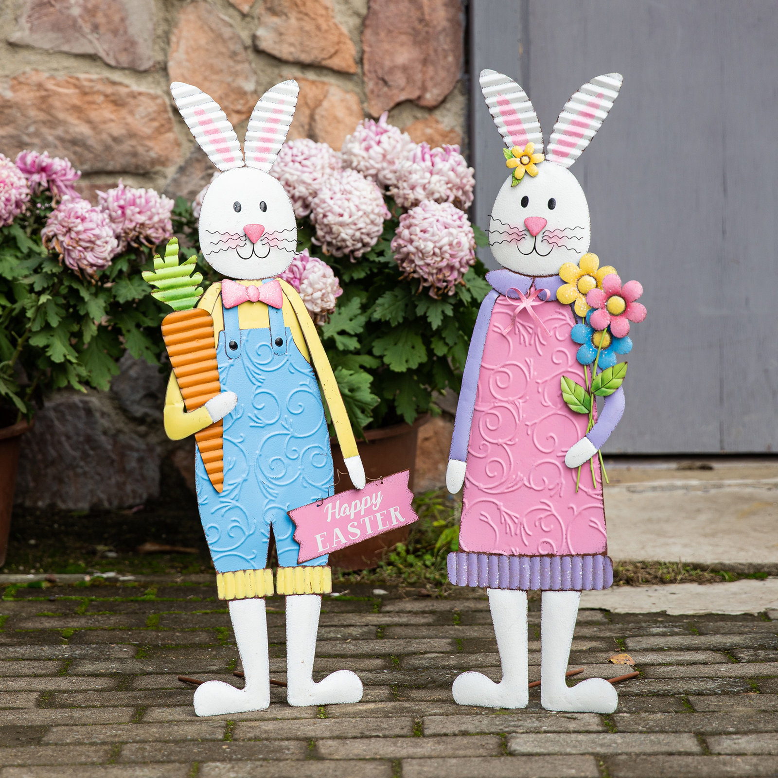 Osbourne 2 Piece Garden Stake Set