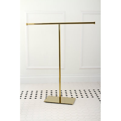 Kingston Brass Claremont Freestanding T-Shape Towel Rack