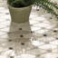 Carreau de mosaïque en marbre poli pour plancher et mur 12 po x 13 po Crema Marfil Octagon