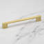 Brushed Brass Slim Square D-Bar Handles-120768038