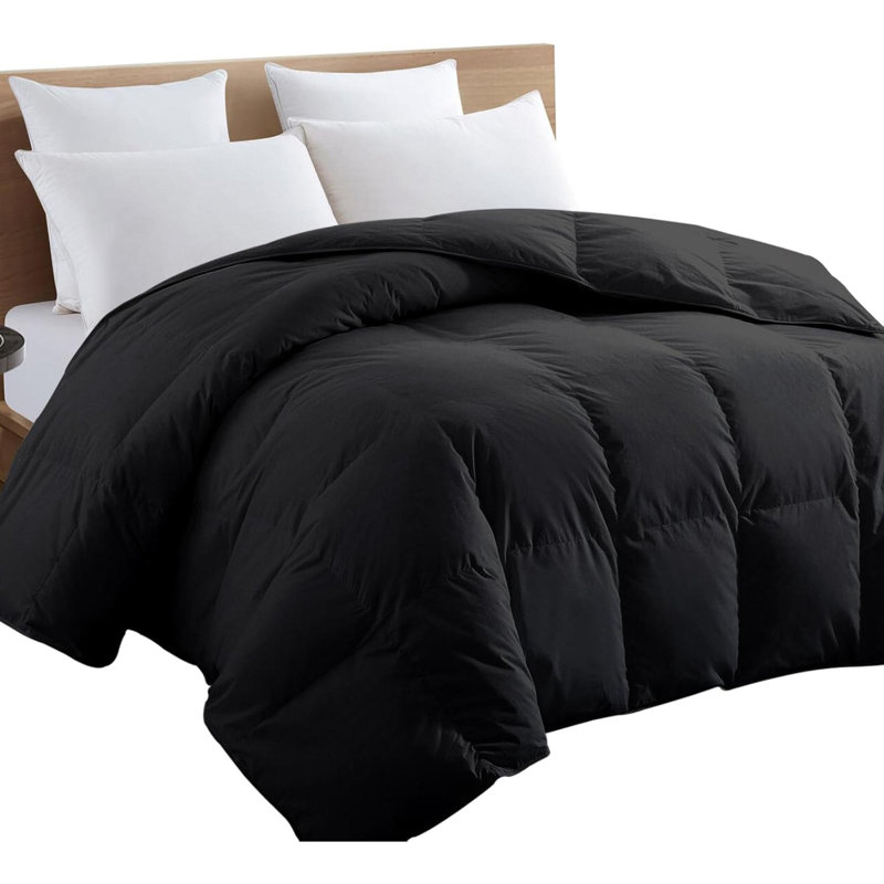 Oversized Comforter, All Season Quilted Down Alternative Duvet Insert With Corner Tabs, Breathable Bed Comforter, Summer Warm