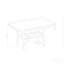 Table de bar brune