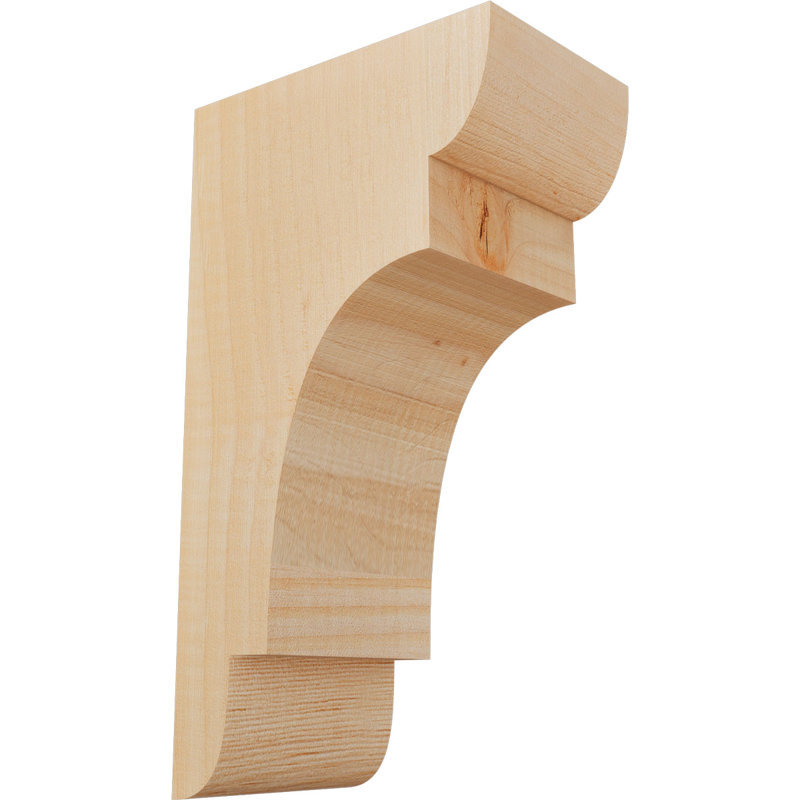 New Brighton Corbel, H 10 po x l 3,5 po x P 6 po, Sapin de Douglas, Lisse