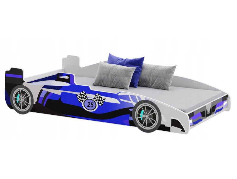 European Toddler (80 X 160cm) Standard Car, Blue