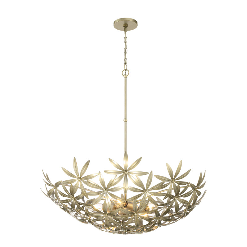 Luminaire suspendu bol 5 lumières Kialey