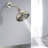 Brushed nickel high pressure 6-setting