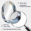 Miroir mural Birch Woods Winter Moonrise I - Bleu traditionnel-113770347