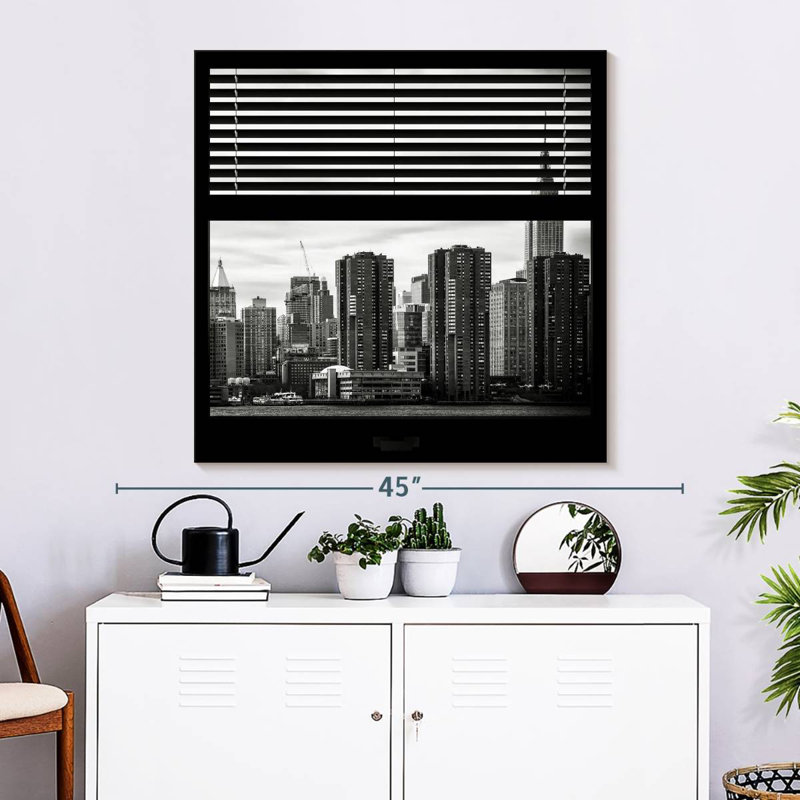 Sireci Window To New York, 33" H x 33" W