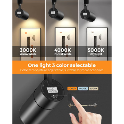 Éclairage sur rail à DEL 20W, type H, paquet de 6