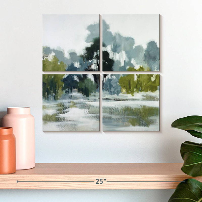 Avery River Reflections, 18" H x 18" W
