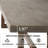 Rectangular Solid Wood Dining Table in Cement Gray-1324071159