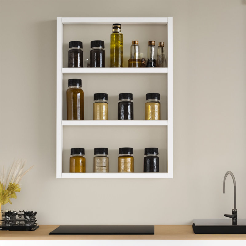 Wiebmer 3 Piece Floating Shelf, White