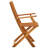 Folding Patio Chair Solid Eucalyptus Wood