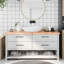 Azhane 160cm Solid Wood Bathroom Vanity Top-178402419