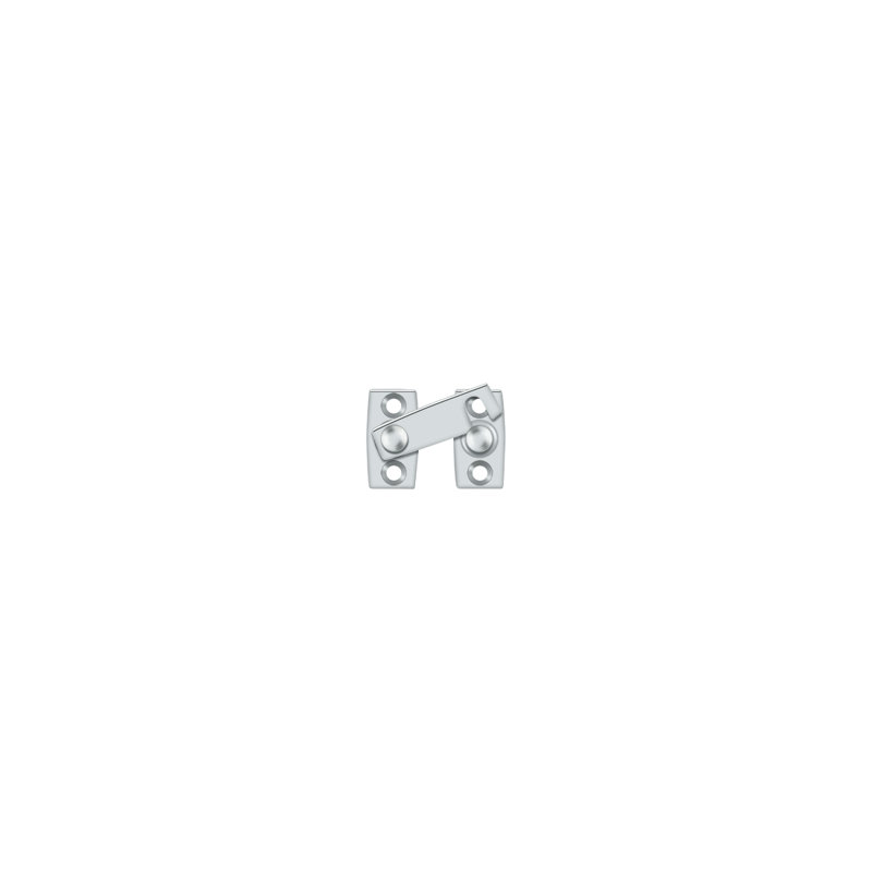 Brass Latch/Catch/Bolt, Bright Chrome