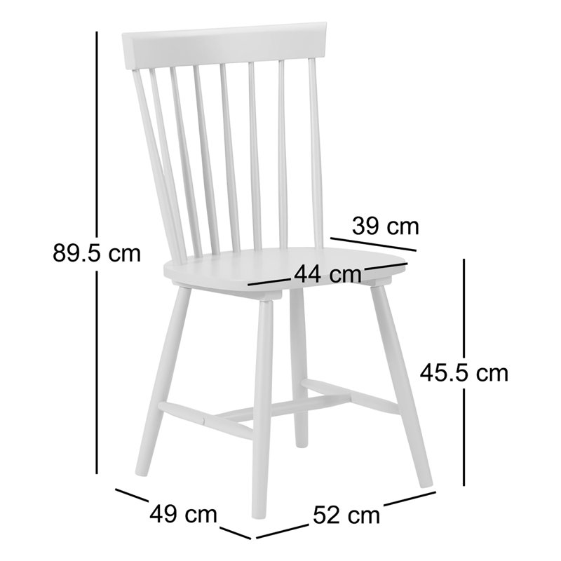 Coolidge 45.5cm H Slat Back Side Chair, Grey, 4