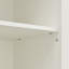 Ospery Modern Curio Cabinet with Glass Doors & Adjustable Shelves